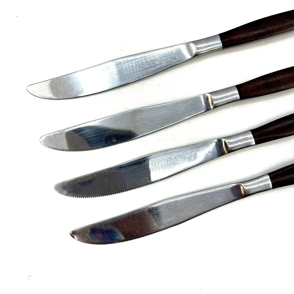 Ekco Eterna CANOE MUFFIN Epic 4 Dinner Knife‎ Knives Japan Stainless Flatware